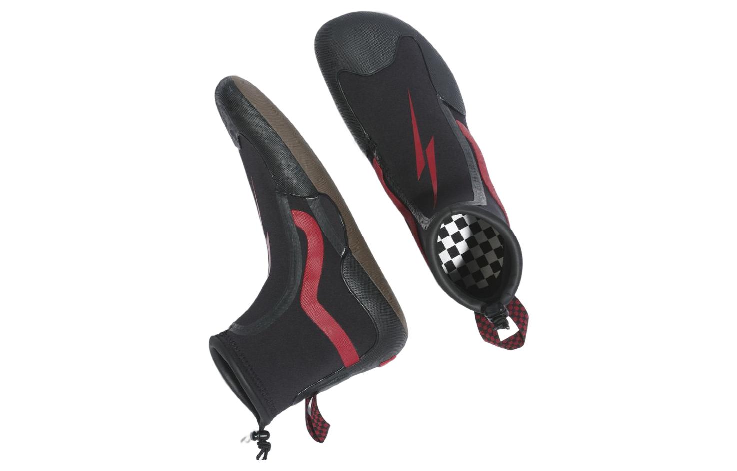 Shop Nathan Florence x Vans冲浪靴2代“黑红” VN0A4UWL458