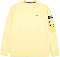 National Geographic Outdoor Casual Sweatshirt with Woven Pocket Design N231SW010 National Geographic Outdoor Casual Sweatshirt with Woven Pocket Design N231SW010