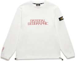 National Geographic Outdoor Embroidered 3D Striped Sweatshirt Unisex C231USW001 National Geographic Outdoor Embroidered 3D Striped Sweatshirt Unisex C231USW001