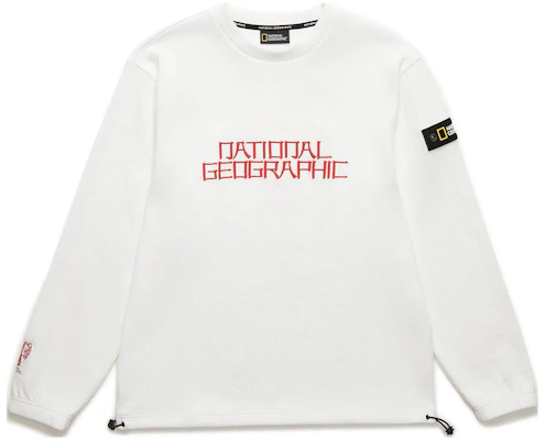 National Geographic Outdoor Embroidered 3D Striped Sweatshirt Unisex C231USW001 Buy National Geographic Outdoor Embroidered 3D Striped Sweatshirt Unisex C231USW001