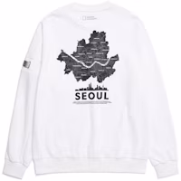 National Geographic Unisex Loose Fit Crewneck Print Sweatshirt N223USW240 National Geographic Unisex Loose Fit Crewneck Print Sweatshirt N223USW240