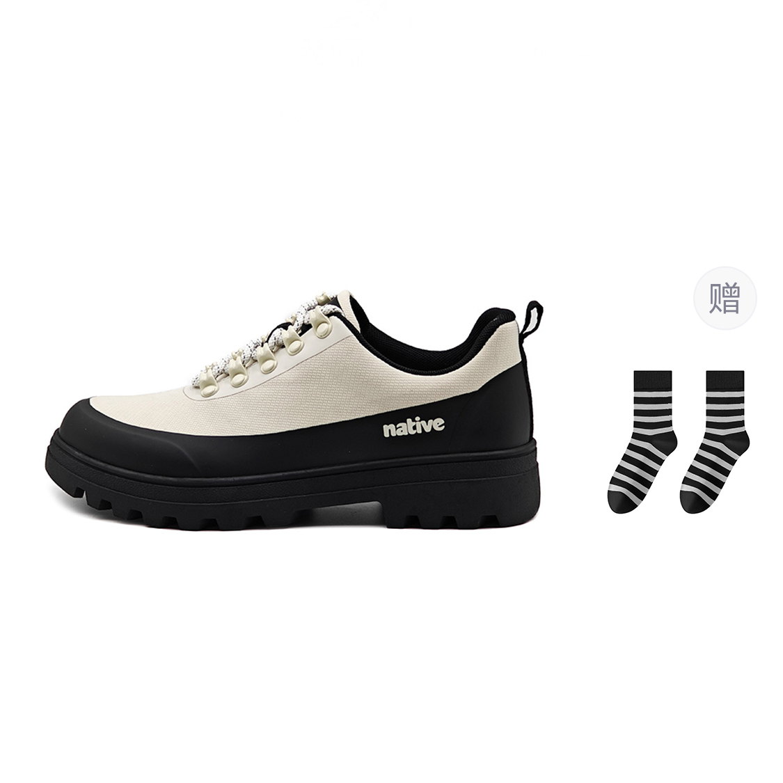 Native Shoes Fabric TPU Stylish Low-Top Boots, Breathable, Waterproof Casual. 21538400-1096