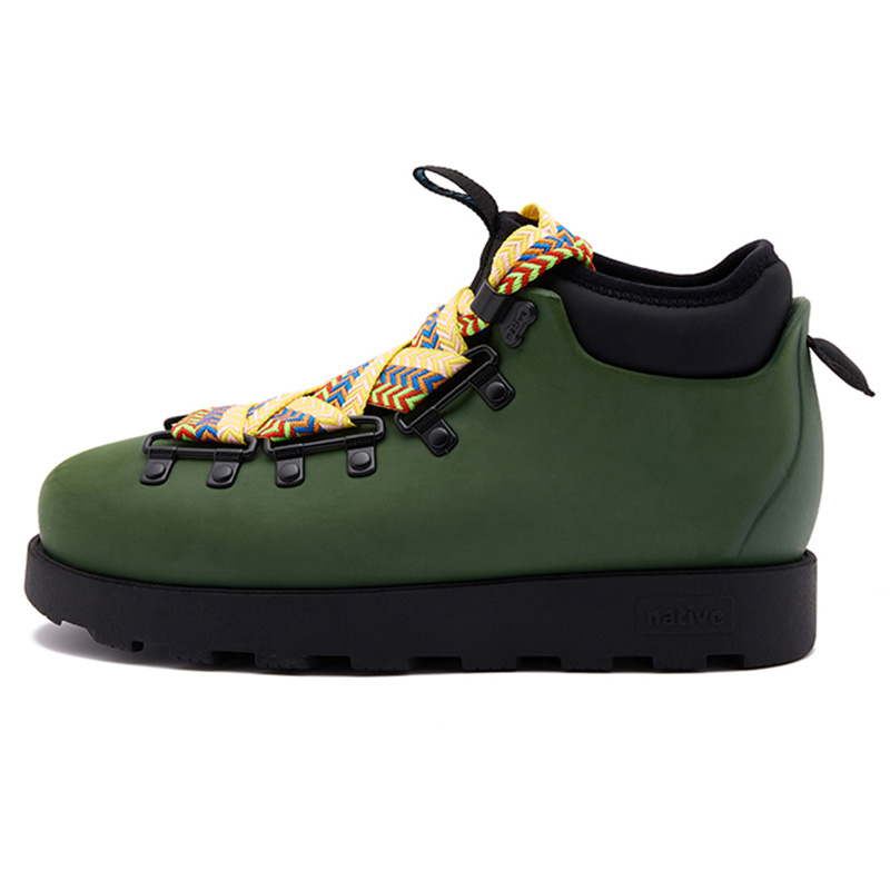 Native Shoes Fitzsimmons 3.0 Forest Green Waterproof Multi-Wear Hiking Boots. 31210600-3158