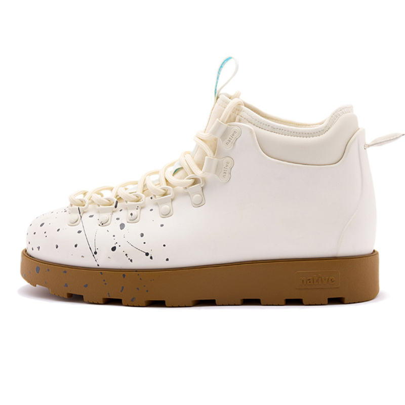 Native Shoes Fitzsimmons 3.0 Waterproof Martin Boots White/Brown . 31200616-9303