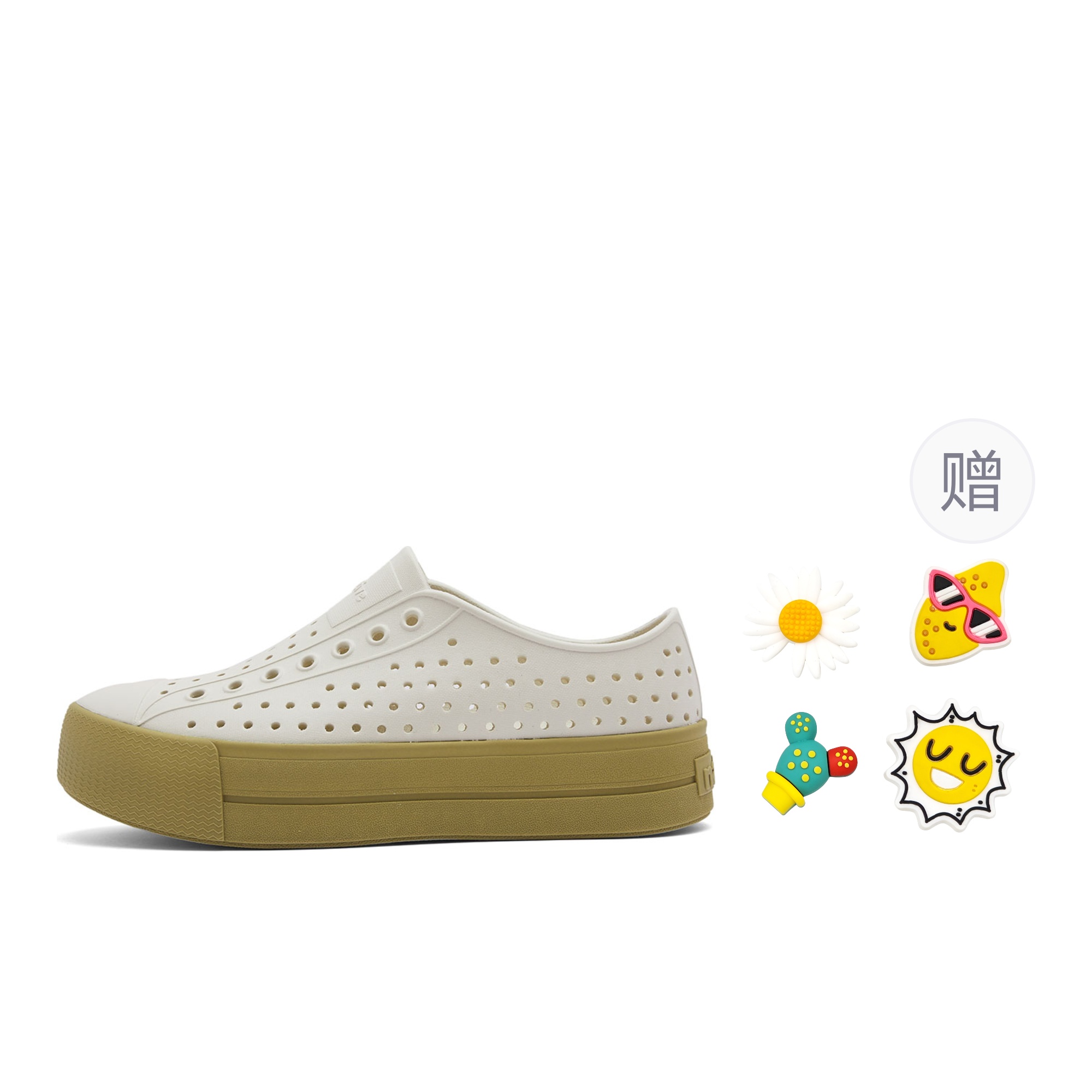 Native Shoes Jefferson Hi Classic Platform 4cm Lift, Lightweight Slip-ons. 11403105