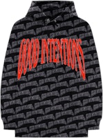 Nav x Vlone All Over Hoodie Black Nav x Vlone All Over Hoodie Black