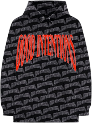 Nav x Vlone All Over Hoodie Black Buy Nav x Vlone All Over Hoodie Black