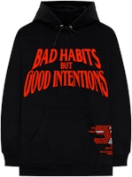 Nav x Vlone Bad Habits Hoodie Black Nav x Vlone Bad Habits Hoodie Black
