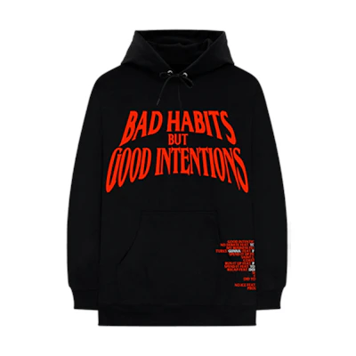 Nav x Vlone Bad Habits Hoodie Black