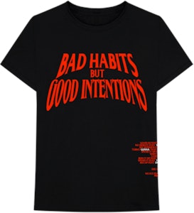 나브 x 블론 배드 해빗 티셔츠 블랙 (Nav x Vlone 배드 해빗 티셔츠 블랙)
Buy 나브 x 블론 배드 해빗 티셔츠 블랙 (Nav x Vlone 배드 해빗 티셔츠 블랙)