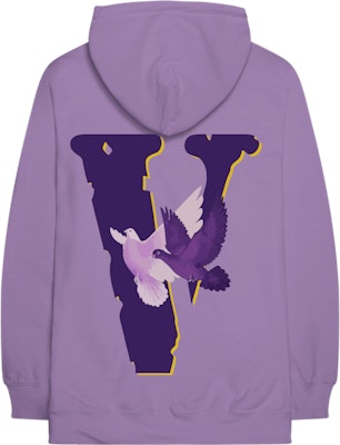 Nav x Vlone Doves Hoodie Purple Buy Nav x Vlone Doves Hoodie Purple