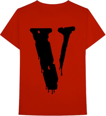 Nav x Vlone Drip T-Shirt Red Order Nav x Vlone Drip T-Shirt Red