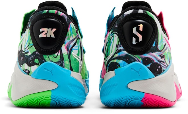 NBA 2K x Puma Scoot Zeros 2 'Mismatched' Kasut Unik 311349-01 Details for NBA 2K x Puma Scoot Zeros 2 'Mismatched' Kasut Unik 311349-01