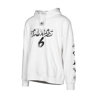 NBA All-Star LeBron James Lakers White Hoodie for Men LWAPSP22HD12375NBA