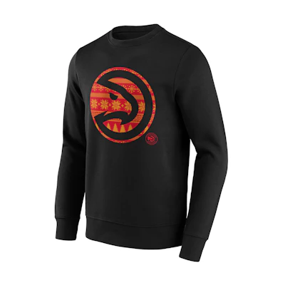 NBA AtlAnta Hawks Christmas Jumper Graphic Crewneck Sweatshirt Black 13340888