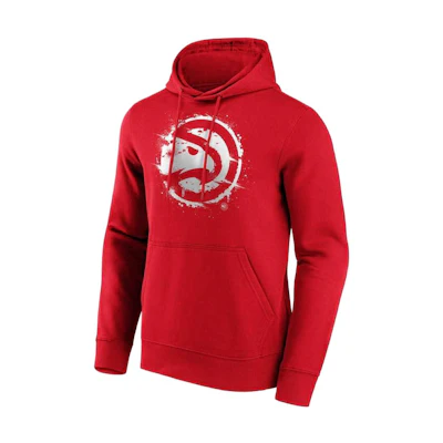 NBA AtlAnta Hawks Fanatics Splatter Logo Red Hoodie for Men 12088082
