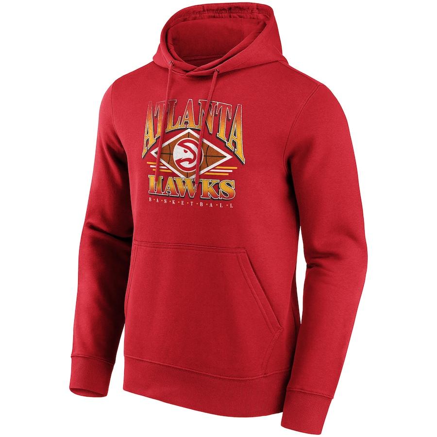 NBA AtlAnta Hawks Power Phase Red Long Sleeve Sweatshirt - Breathable & Warm 13341137
