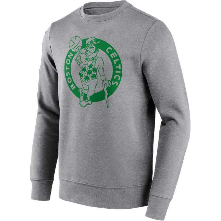 NBA Boston Celtics Crewneck Graphic Sweatshirt Long Sleeve - Gray 12088671