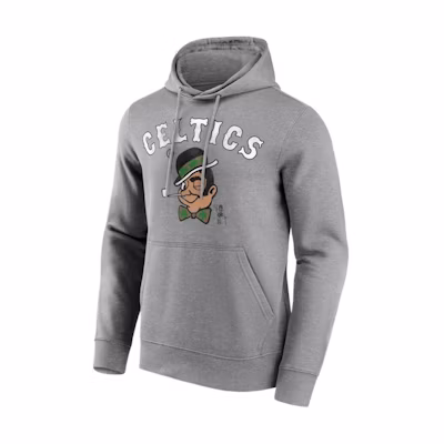 NBA Boston Celtics Fanatics Grey Logo Hoodie Home Design 12089094