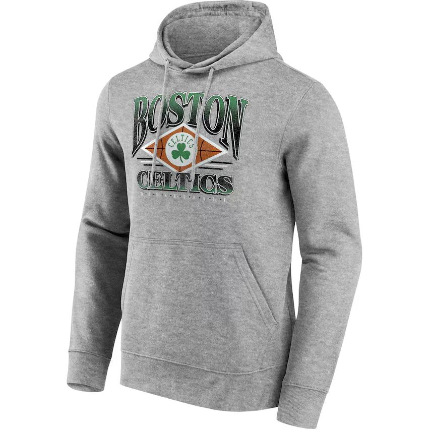 NBA Boston Celtics Power Phase Graphic Hoodie Pullover Grey () 13340831