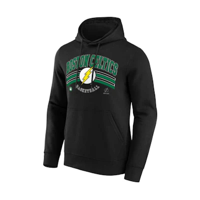 NBA Boston Celtics DC The Flash Logo Print Fleece Hoodie Black () 14420473