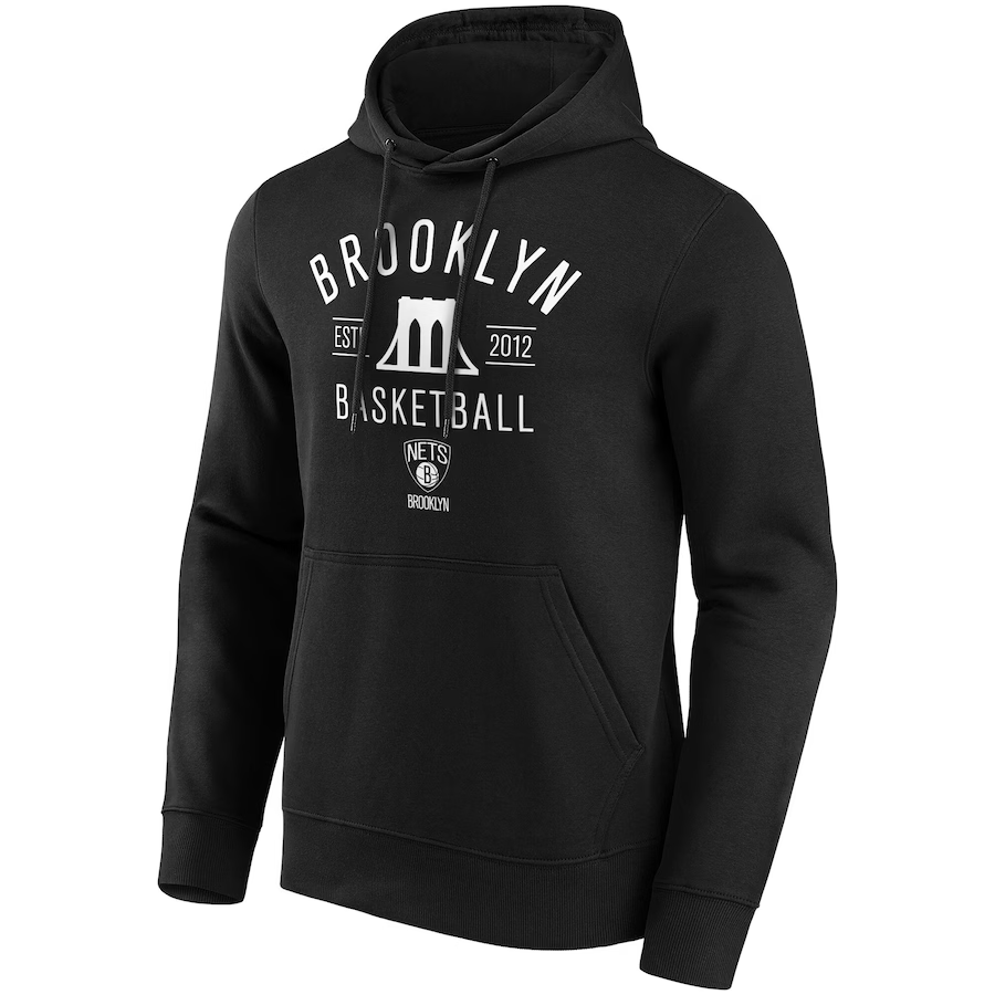 NBA Brooklyn Nets Iconic Hometown Graphic Pullover Hoodie Black 12089135