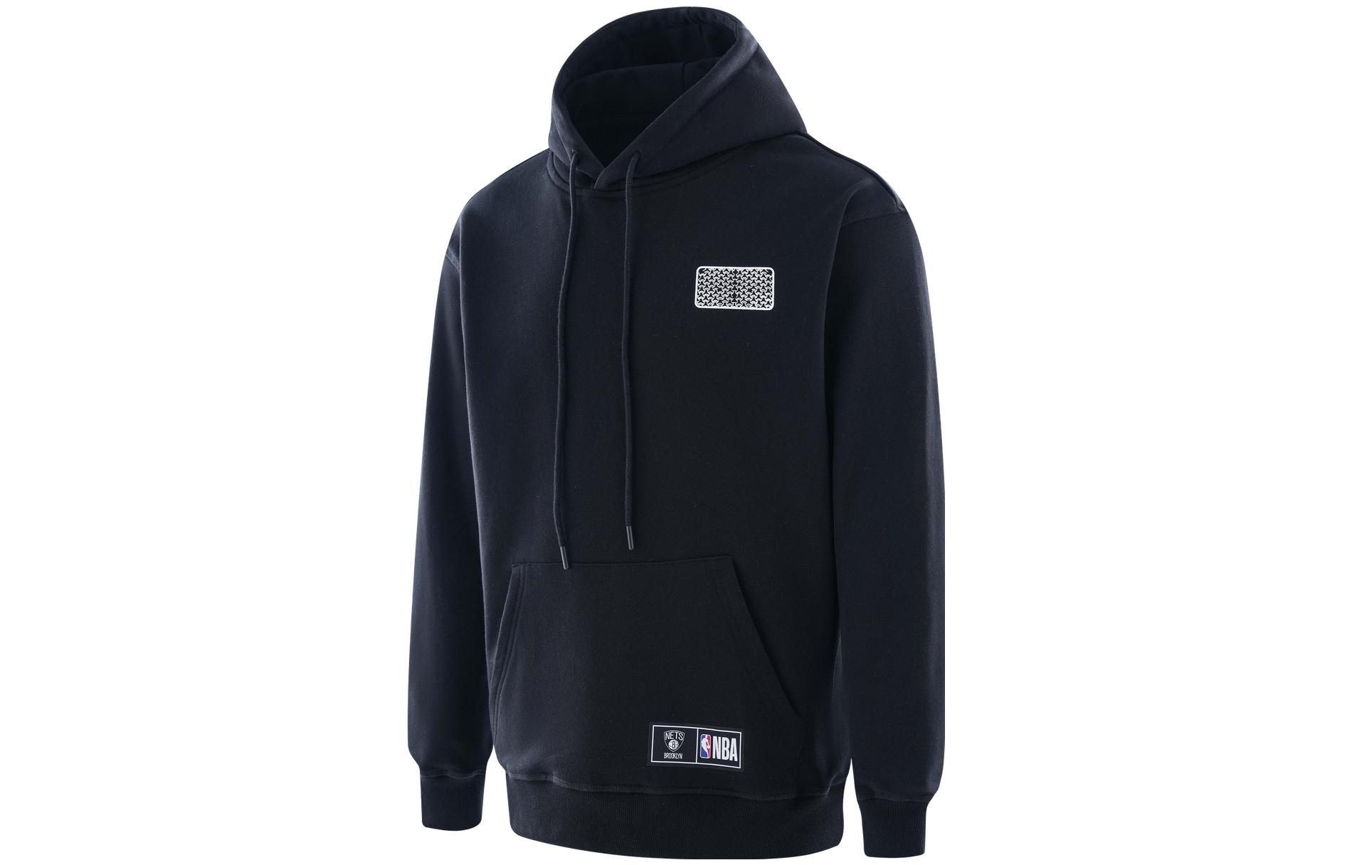 NBA Brooklyn Nets Letter Print Hoodie Unisex Long Sleeve Pullover Sweatshirt APHOD00009BKN12