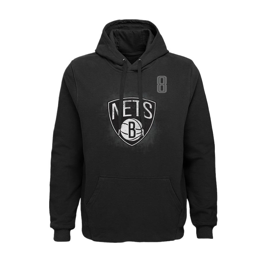 NBA Brooklyn Nets Patty Mills Logo Pullover Sweatshirt Black () 13322217