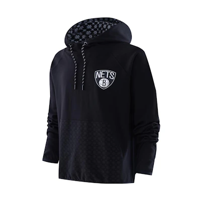 NBA Brooklyn Nets Pullover Hoodie Black Unisex Casual Sportswear F1APSP22HD11800BKN
