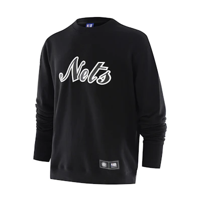 NBA Brooklyn Nets Unisex Casual Sweatshirt F3APSP22HD11854BKN