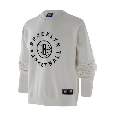 NBA Brooklyn Nets Unisex Oversized Crewneck Sweatshirt Casual Wear F3APSP22CR11879BKN
