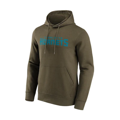 NBA Charlotte Hornets Graphic Hoodie Military Green 12088650