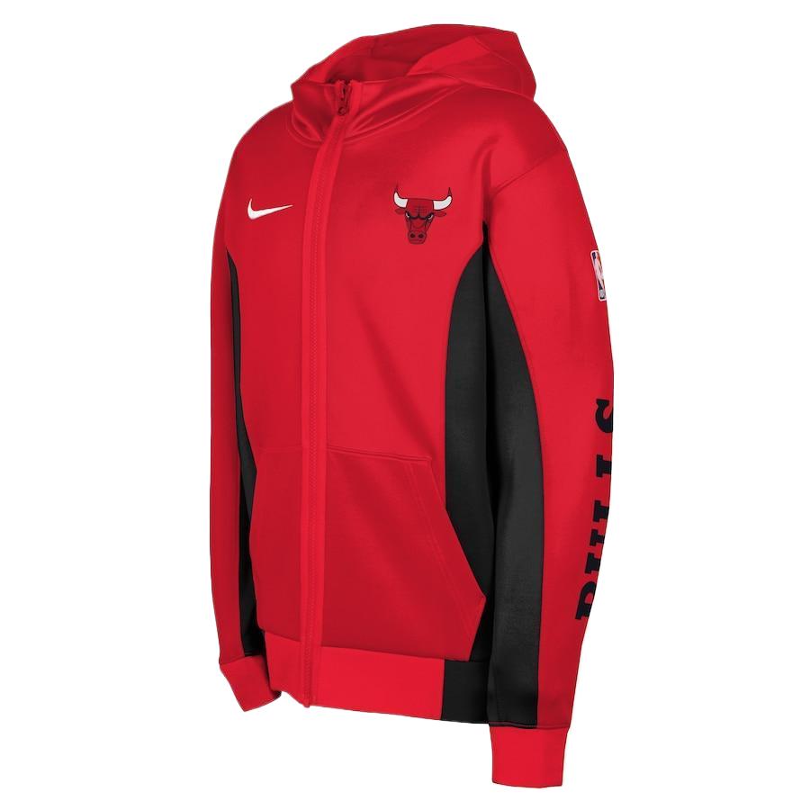 NBA Chicago Bulls Nike Thermaflex Zip Jacket Unisex Red/Black 13371432