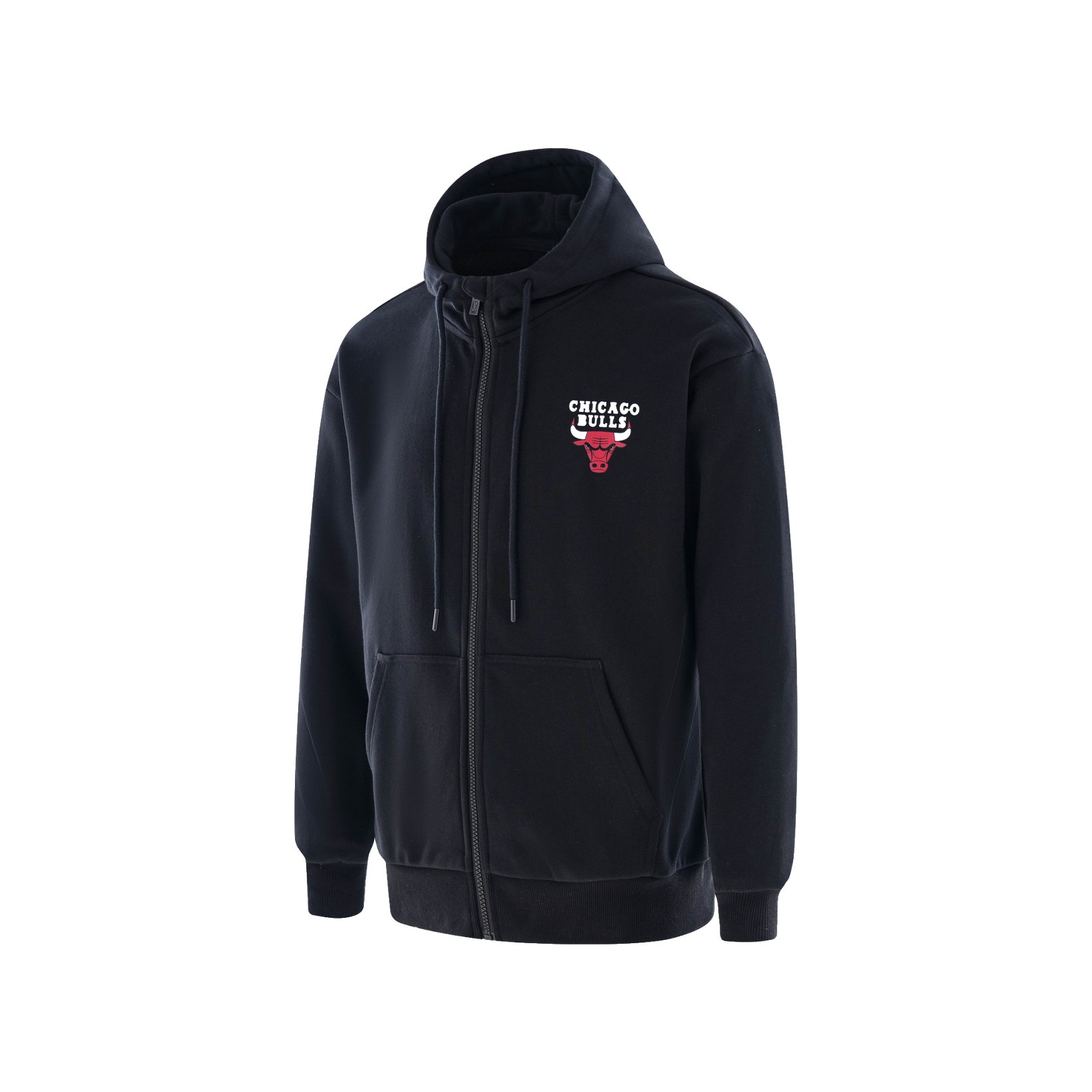 NBA Chicago Bulls Year of the Rabbit Hoodie Mid Black-Unisex Casual Zip-Up APFZH00006CHI14