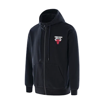 NBA Chicago Bulls Year of the Rabbit Hoodie Mid Black-Unisex Casual Zip-Up APFZH00006CHI14