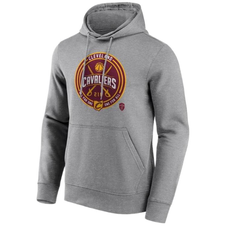 NBA Cleveland Cavaliers Fanatics Logo Print Hoodie - Regular Fit, Gray 12088979