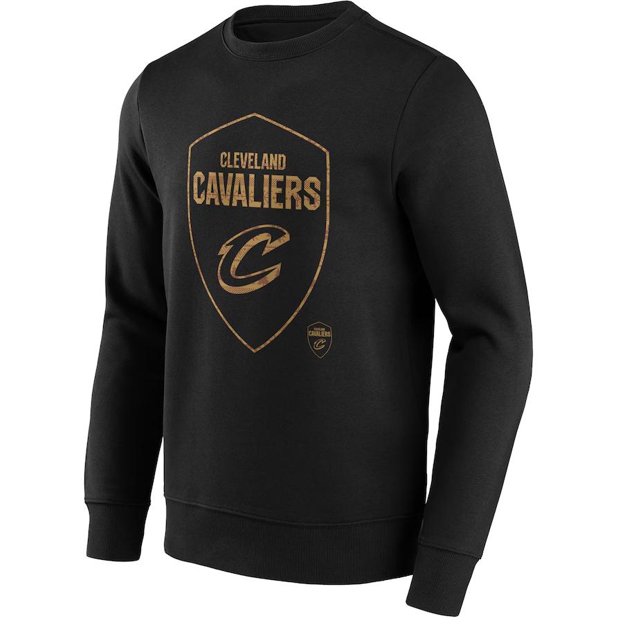 NBA Cleveland Cavaliers Graphic Crewneck Sweatshirt Black Long Sleeve 13340819