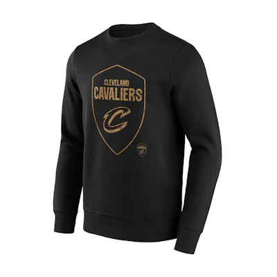 NBA Cleveland Cavaliers Graphic Crewneck Sweatshirt Black Long Sleeve 13340819