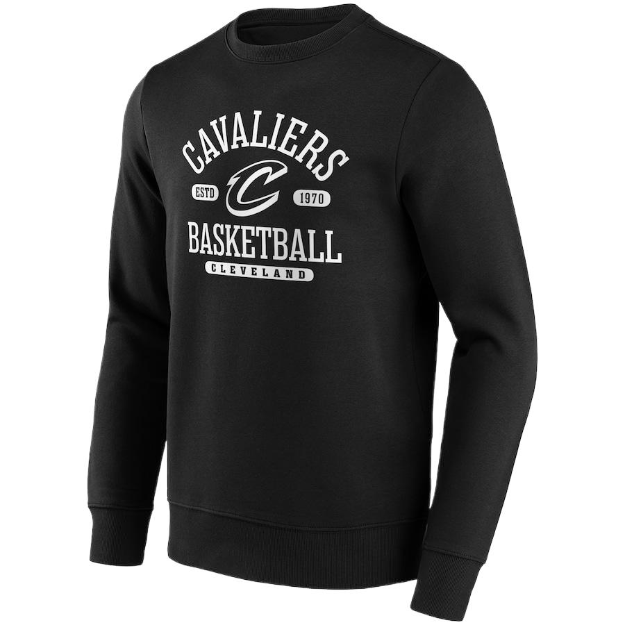 NBA Cleveland Cavaliers Graphic Logo Crewneck Sweatshirt Black () 13341270