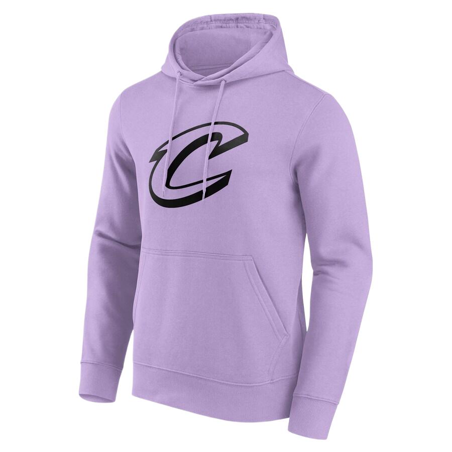 NBA Cleveland Cavaliers Purple Mono Logo Hoodie Long Sleeve Pullover 200360826