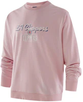 NBA Clippers Logo Crewneck Pullover Sweatshirt Pink Unisex FCAPHO21CR11202LAC NBA Clippers Logo Crewneck Pullover Sweatshirt Pink Unisex FCAPHO21CR11202LAC