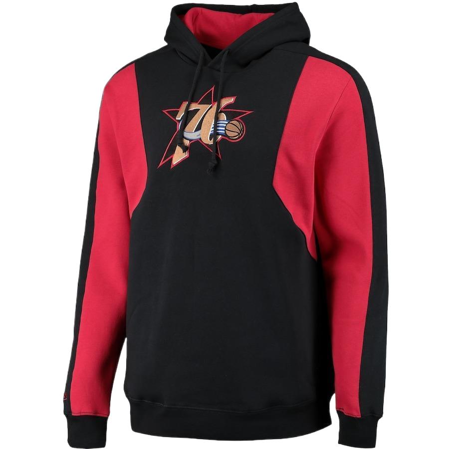NBA Color-Block Number Hoodie Black 13326089