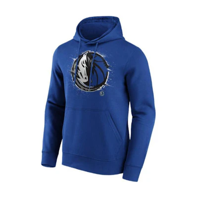 NBA Dallas Mavericks Fanatics Splatter Logo Blue Hoodie 12088107