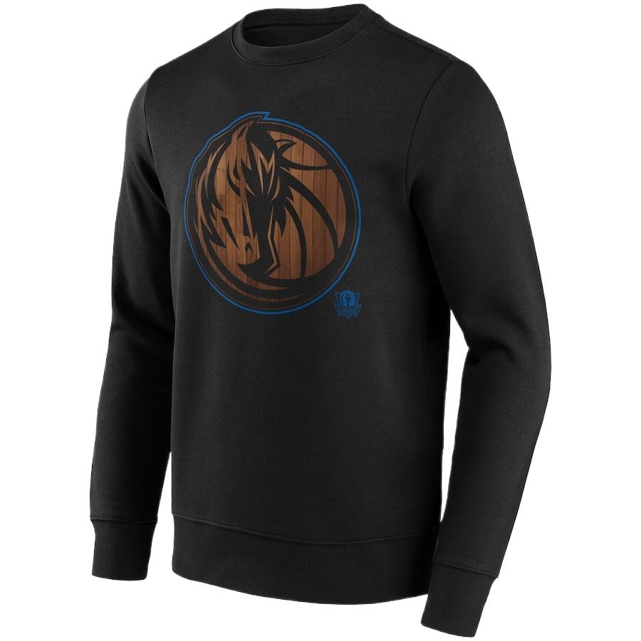 NBA Dallas Mavericks Hardwood Crewneck Sweatshirt Black 12085736