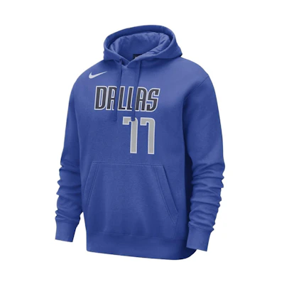 NBA Dallas Mavericks Nike Printed Hoodie Blue Stylish and Comfortable 13387205
