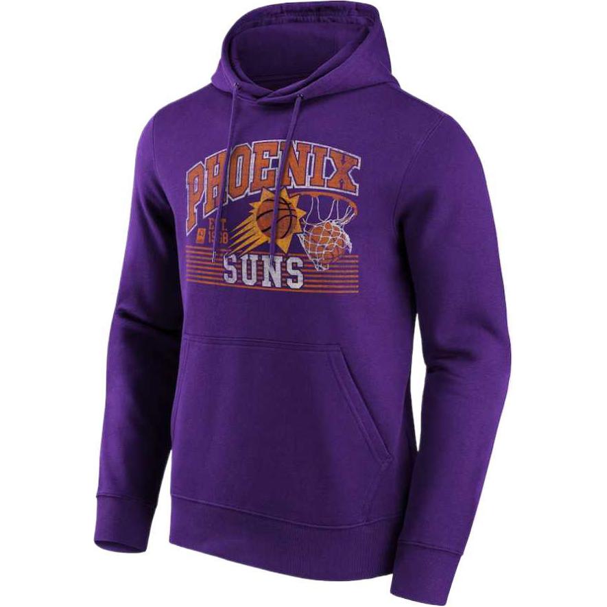 NBA Dallas Mavericks Retro Vibe Graphic Hoodie Purple - Long Sleeve 12085548