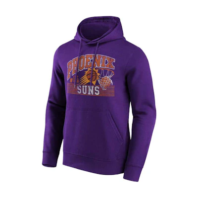 NBA Dallas Mavericks Retro Vibe Graphic Hoodie Purple - Long Sleeve 12085548