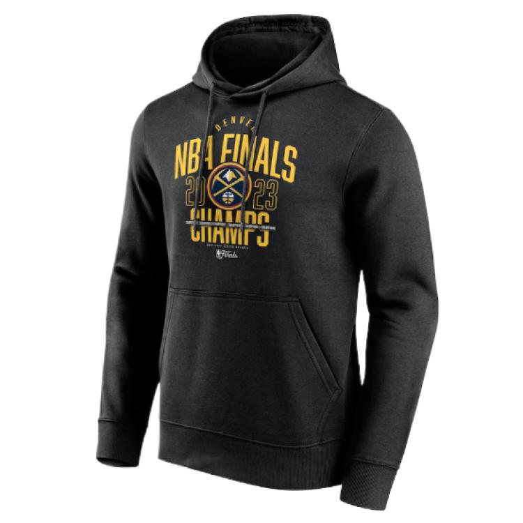 NBA Denver Nuggets Black Hoodie Pullover Sweatshirt - Casual Wear 14425793