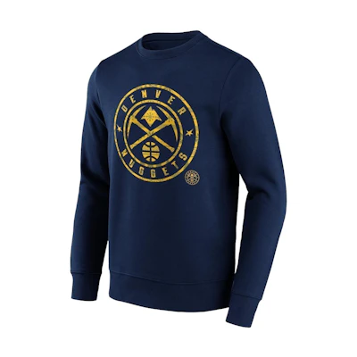 NBA Denver Nuggets Christmas Crewneck Sweatshirt Blue - Long Sleeve 13340660