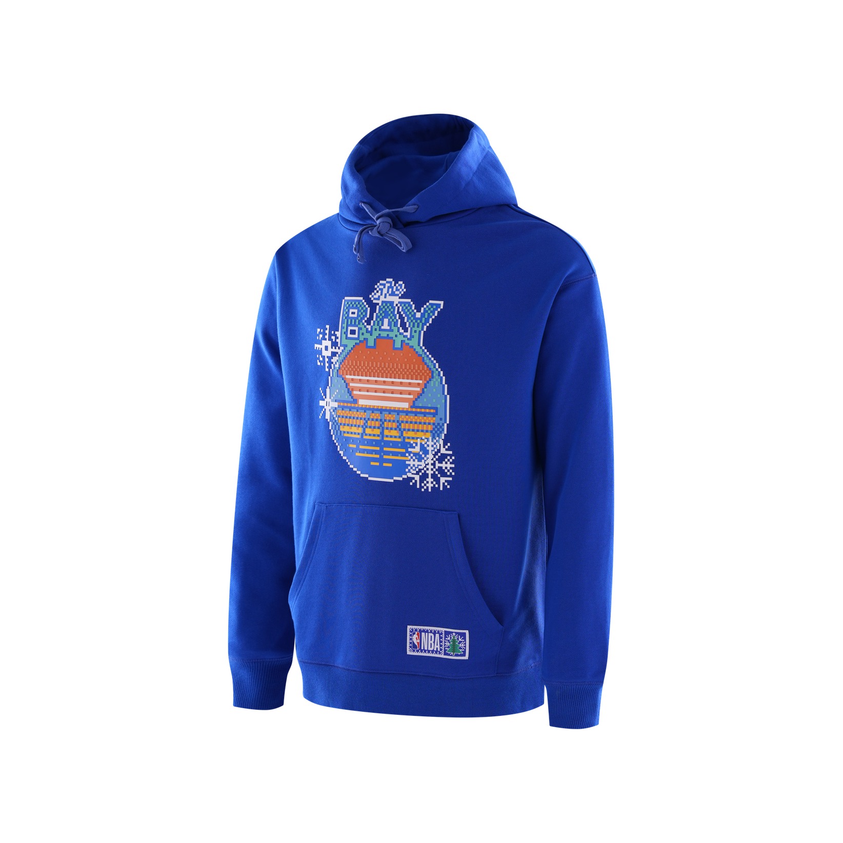 NBA Digitized Winter Series Golden State Warriors Hoodie Unisex - Dark Blue APHOD00001GSW68